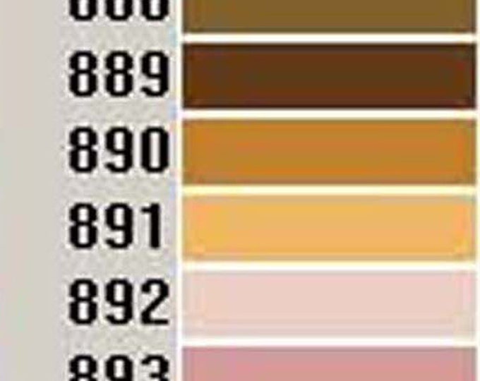 Colors 882-933 BROWNS & Oranges -Anchor Floss and Perle-Size 5+ 3