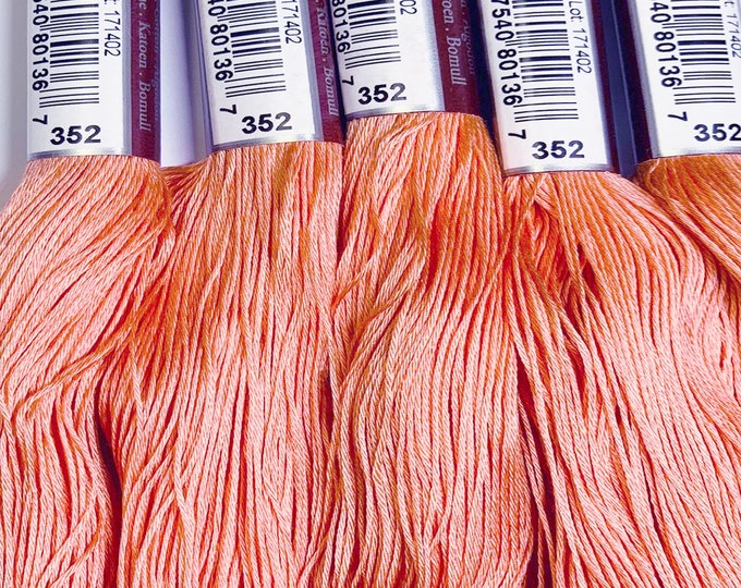 FLOCHE 352-740-741-742-754-920-922-725-726-727-743-744-745-834 -Oranges & Yellows-(color details w listings below) by DMC