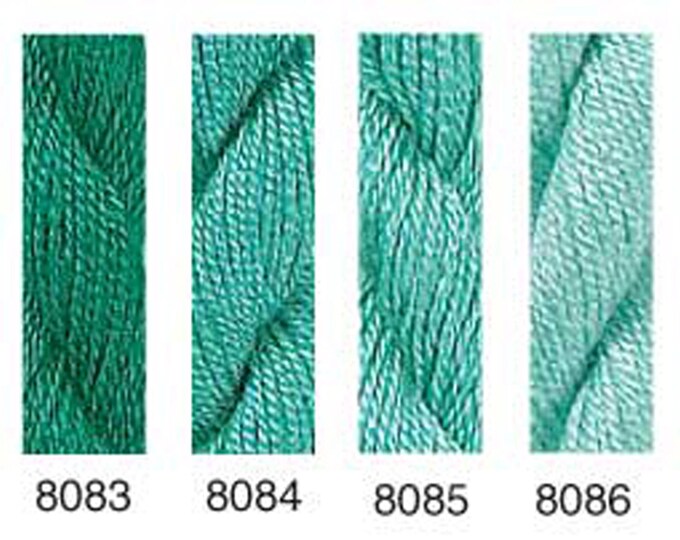 8083, 8084, 8085, 8086 - Sea Green - Impressions Solid; - by The Caron Collection