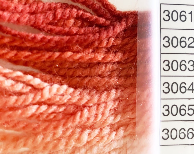 WAV - 3061-3062-3064-Closest to Paternayan-860-865-Copper Family-WAVERLY WOOL (by Brown Sheep)