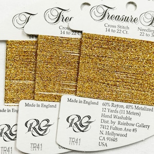 TREASURE BRAID -(4 strand) TR41-TR48 by Rainbow Gallery (this is a dc product)