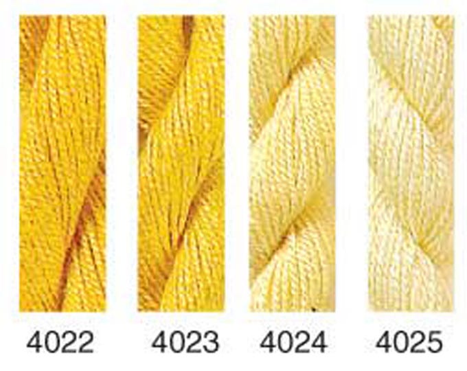 4022, 4024, 4025; - BRIGHT YELLOW; - by The Caron Collection