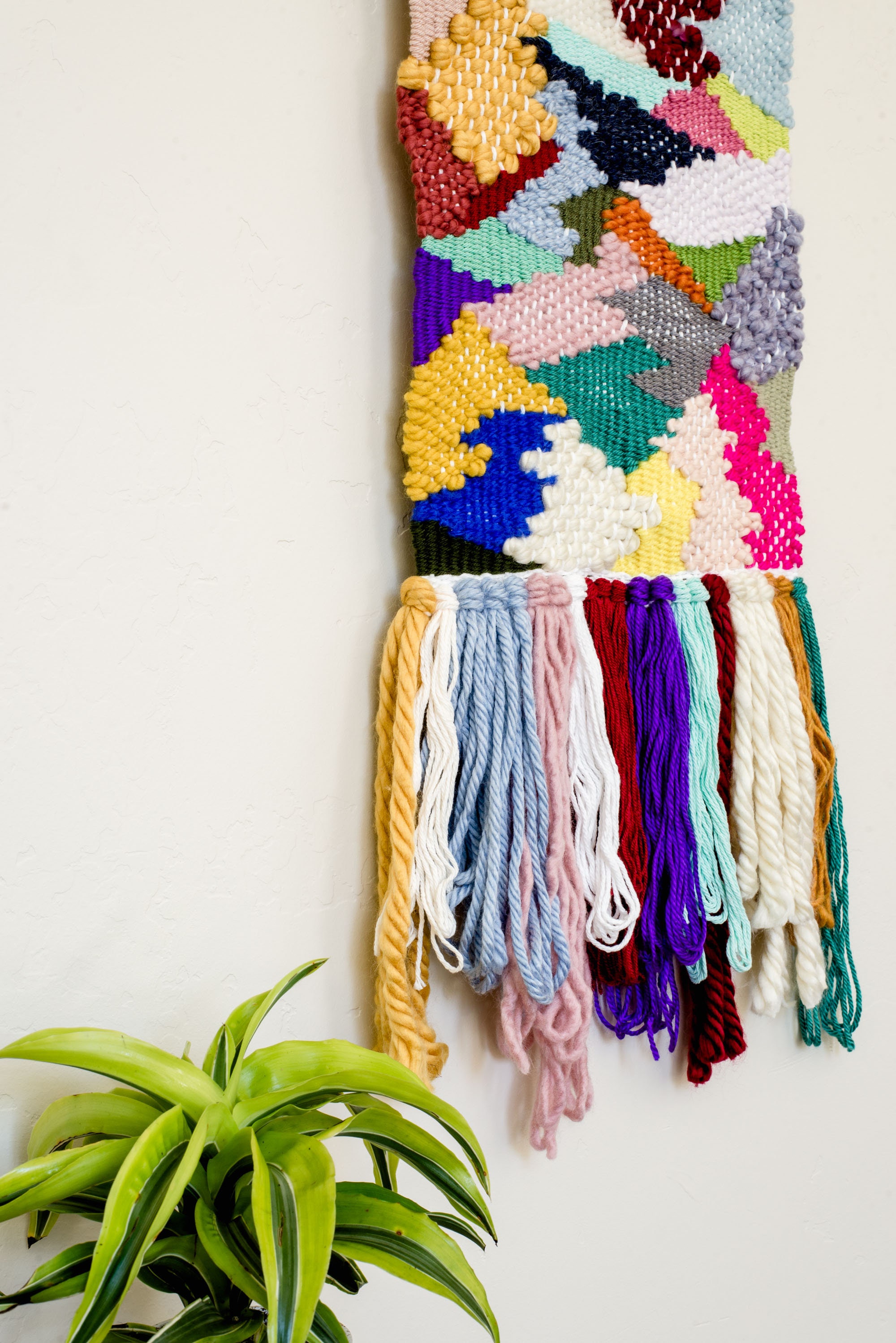 Patchwork Wall Hanging Tapestry Wall Art Woven Wall Etsy UK