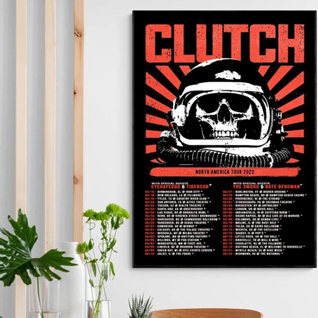Clutch Tour 2022 Poster