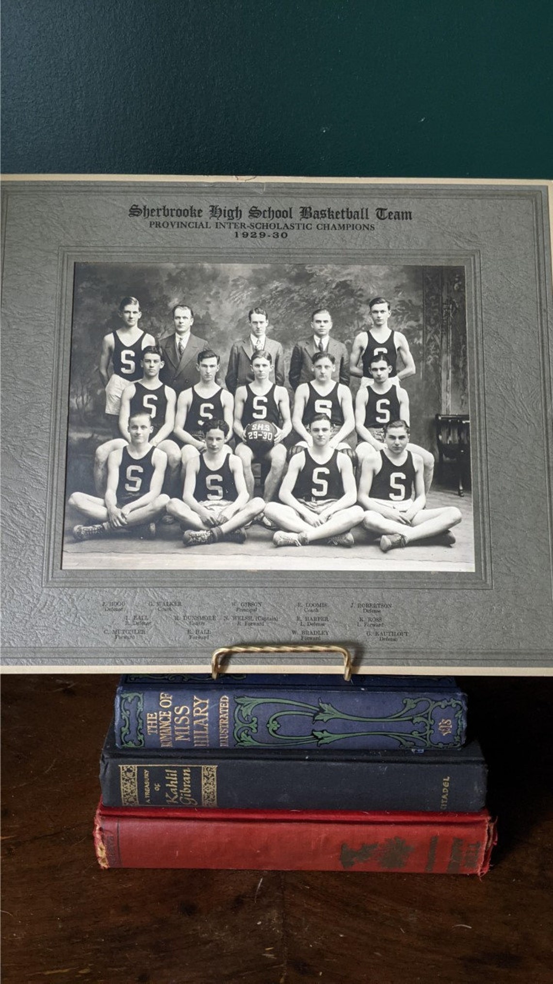 Basketball 19291930 Team Bild Etsy