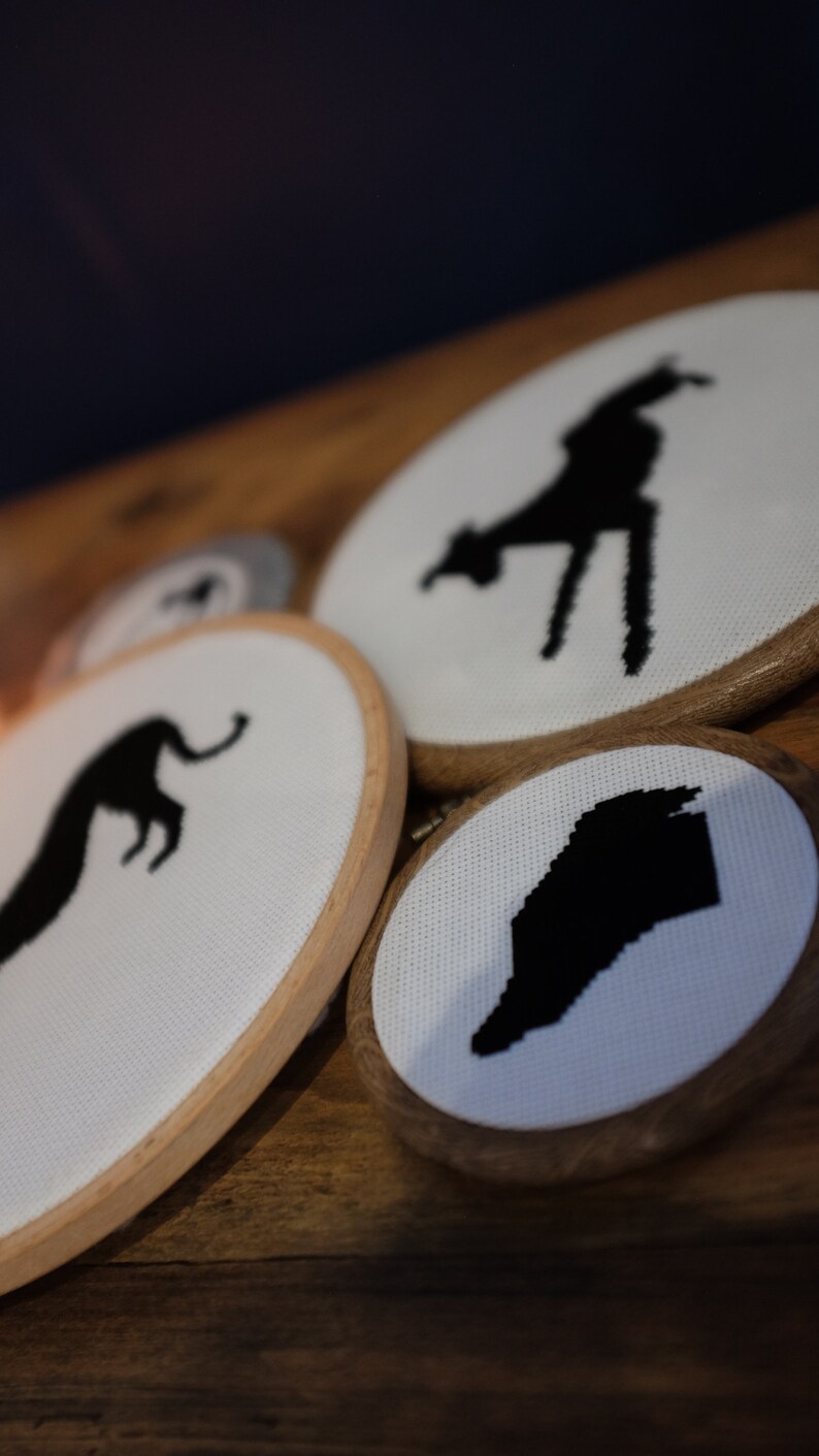 Greyhound Head Completed Cross Stitch Art Collectibles Fiber Arts Vadel Com
