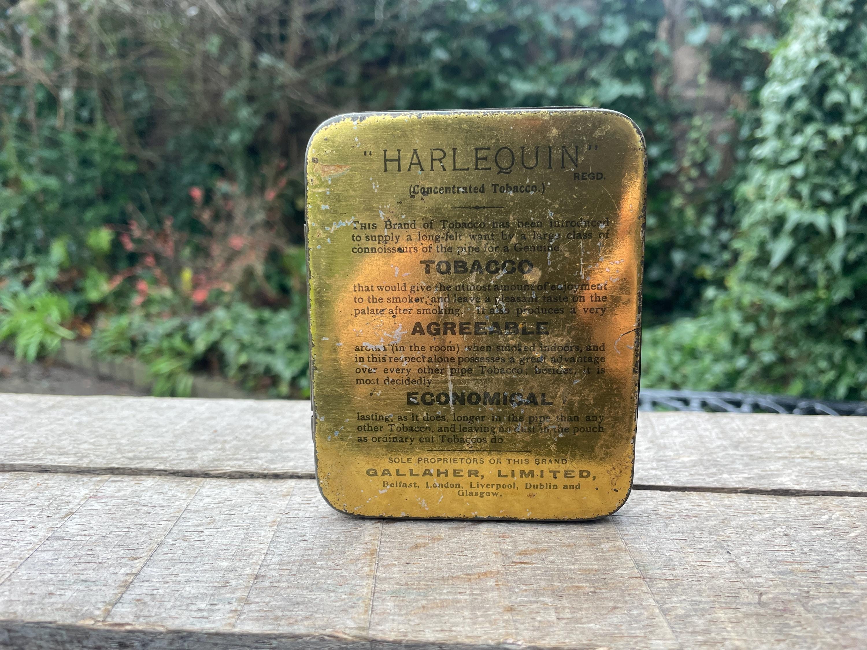 Gallaher's Harlequin Cigarette Tobacco Tin C1900s