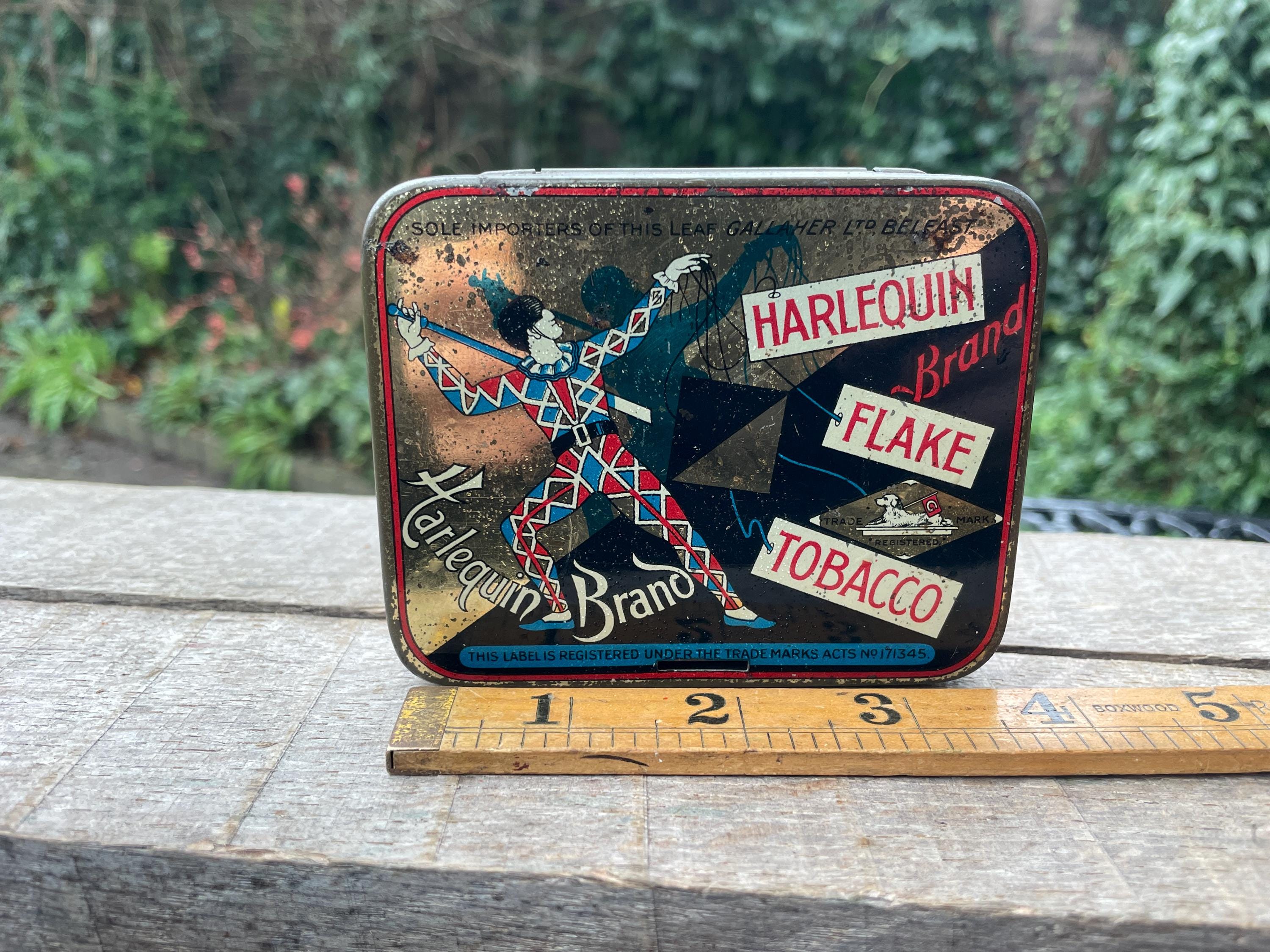 Gallaher's Harlequin Cigarette Tobacco Tin C1900s