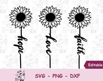 Free Free 82 Sunflower Faith Svg Free SVG PNG EPS DXF File