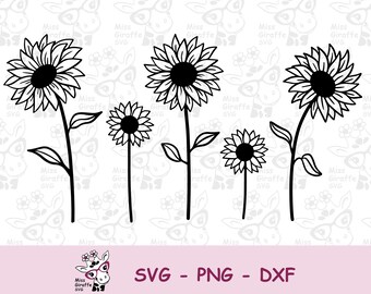 Download Flower With Stem Svg Etsy
