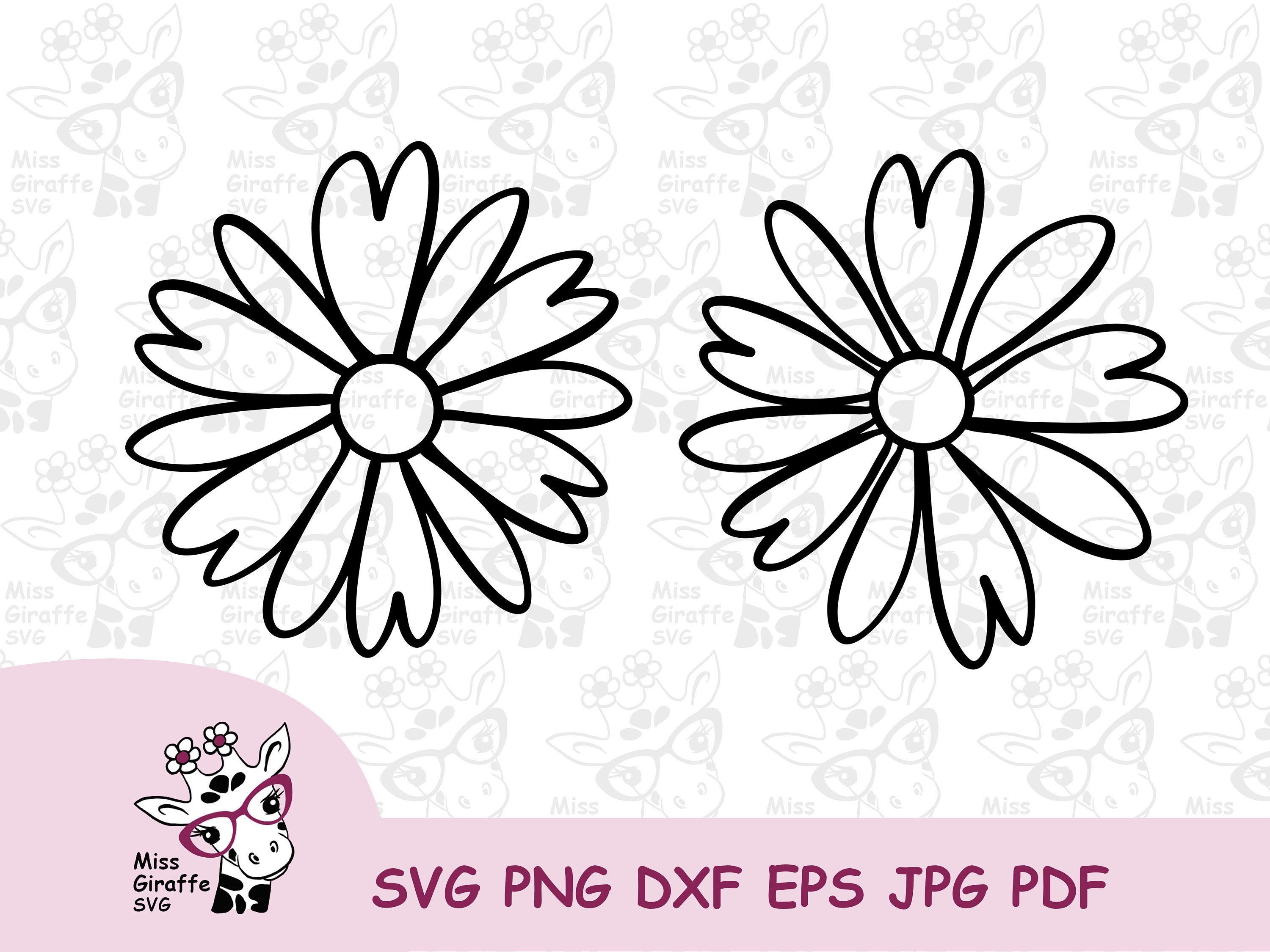 Daisy Svg Flower Svg Floral Svg Daisy Flower Svg Simple Daisy Svg | The ...