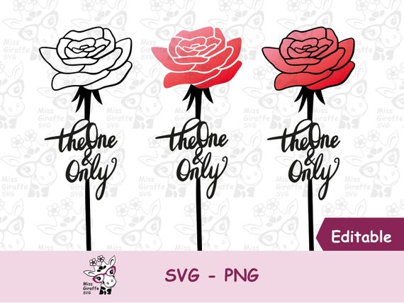 Rose Stem the One and Only Floral SVG Files for Cricut 