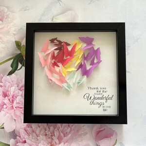 Schmetterling Thank you Wandbild