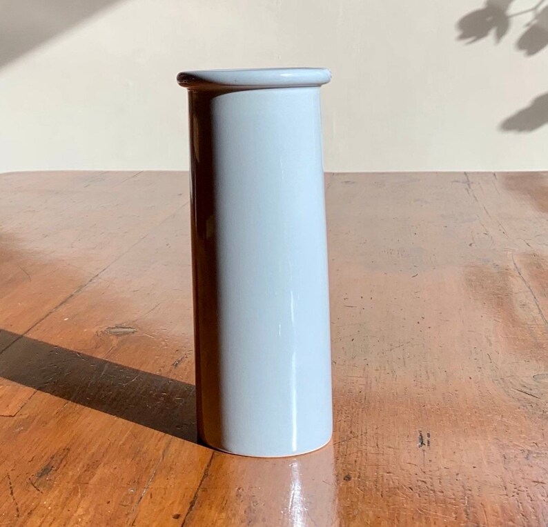 Vintage Mid Century Modern Dansk Jens Quistgaard Gray Porcelain Vase MCM Dansk Vase Made in Japan