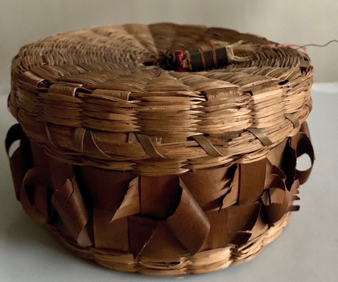 Antique Chinese Sewing Basket Etsy