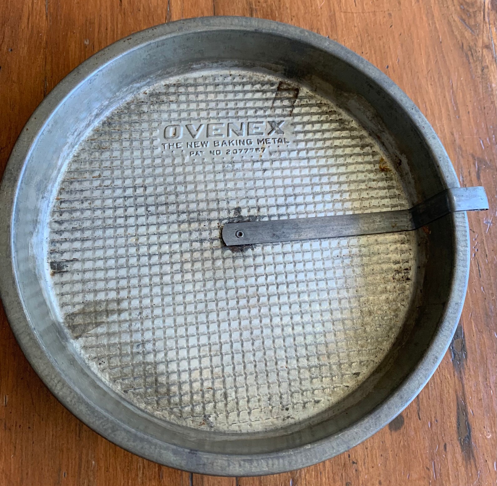 Ovenex Perfect Bakeware 2 Pie Pan Tin Set Waffle Pattern Etsy