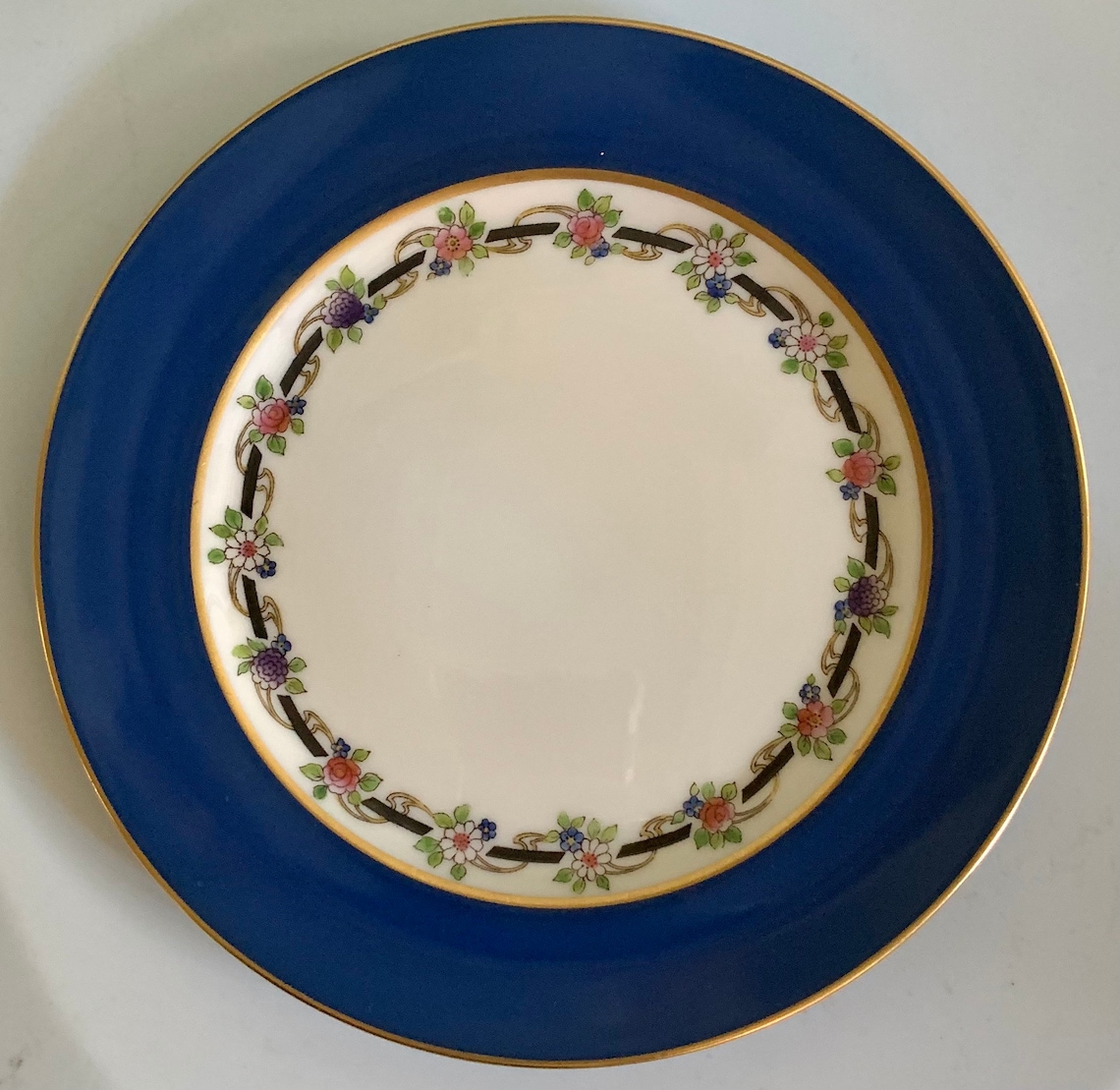 Antique Lenox Salad Plates M2 Bone China Dessert Plate Set Etsy