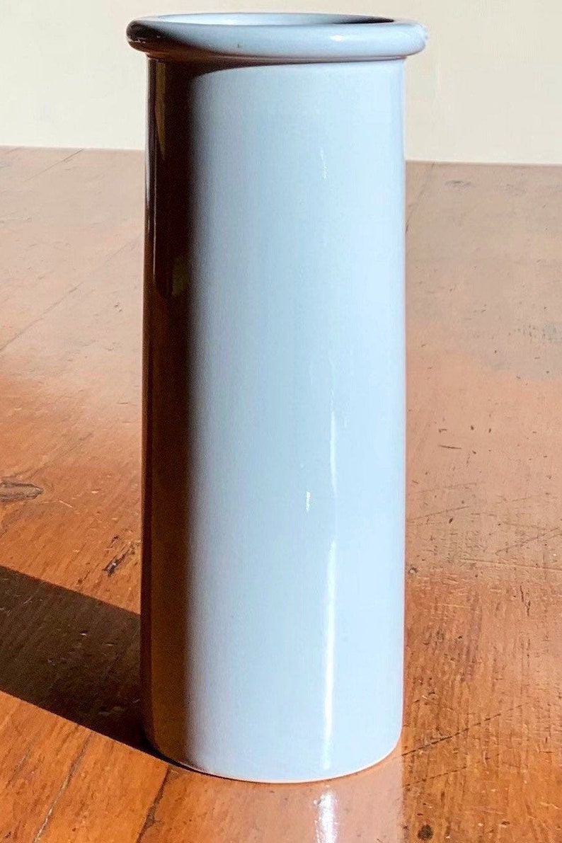Vintage Mid Century Modern Dansk Jens Quistgaard Gray Porcelain Vase MCM Dansk Vase Made in Japan