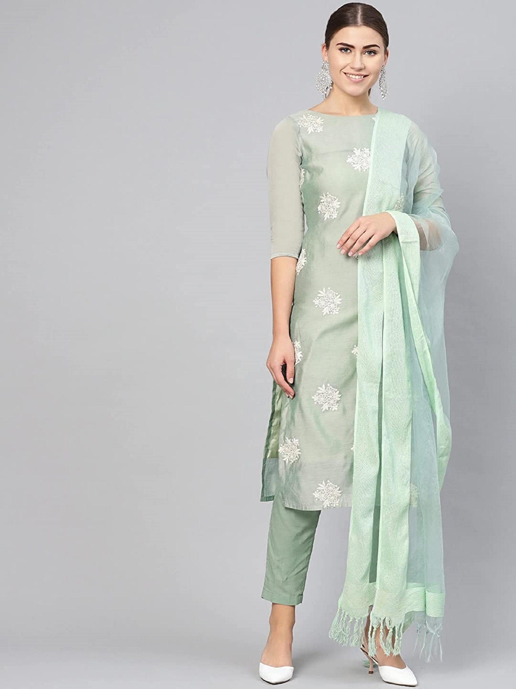 Beautiful Women Kurtis Work With Pant and Dupatta Printed - Etsy
