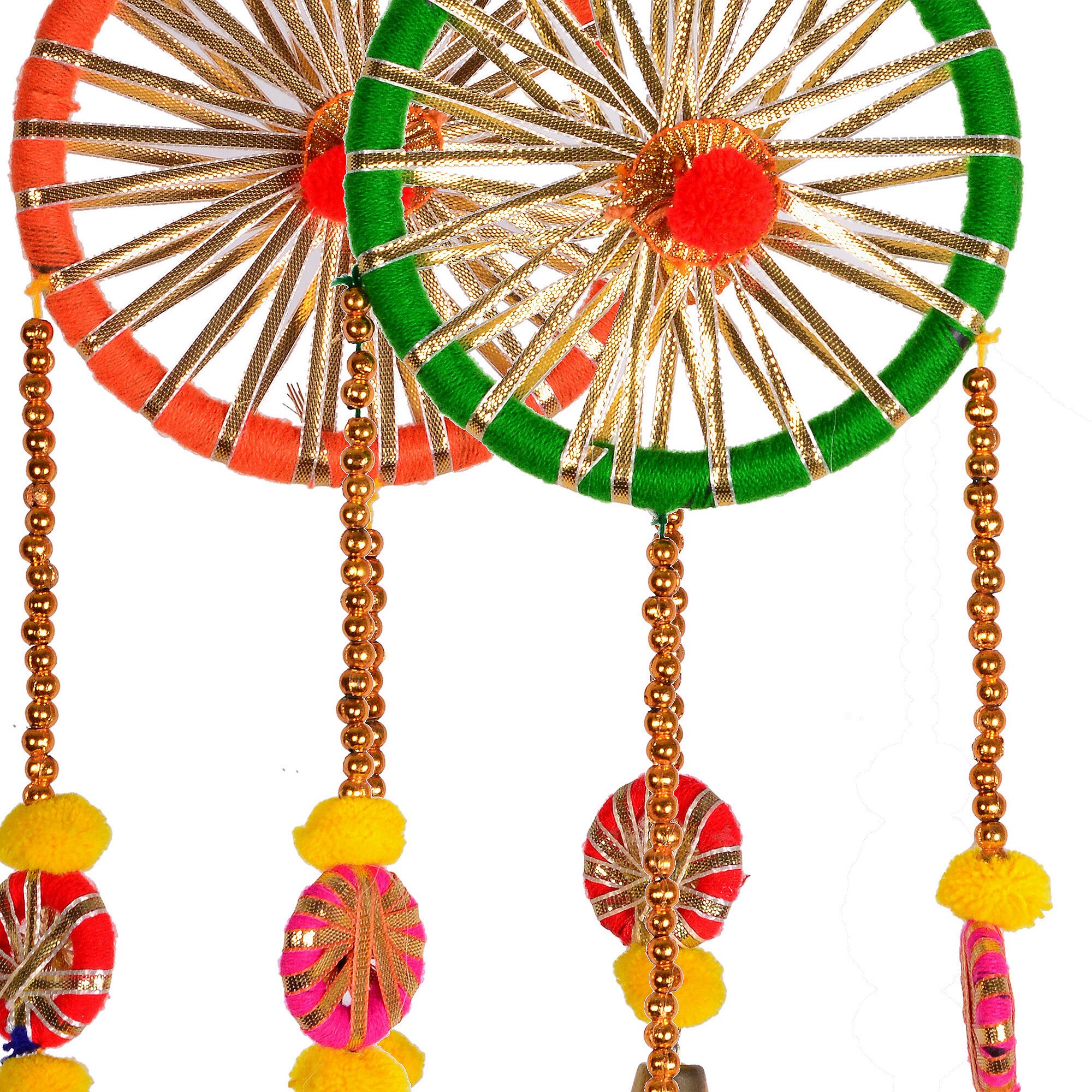 Beautiful Handmade Hanging Multicolor Round Shape Wall | Etsy