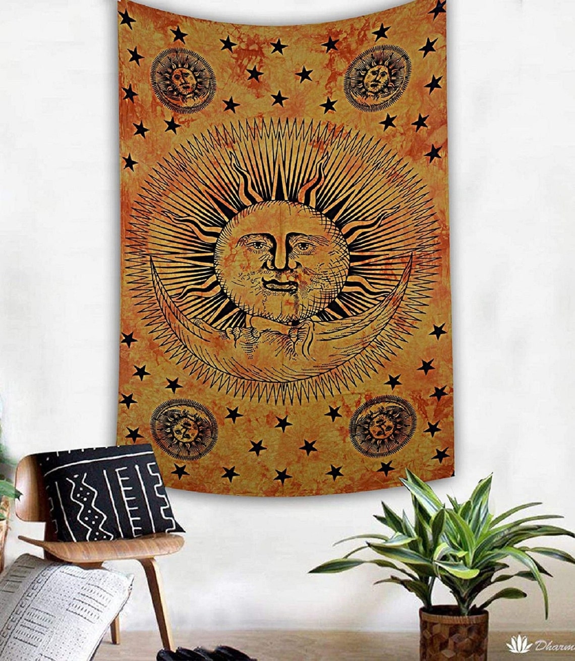 Beautiful Multi Sun Tapestry Wall Hanging Mandala Tapestries Etsy