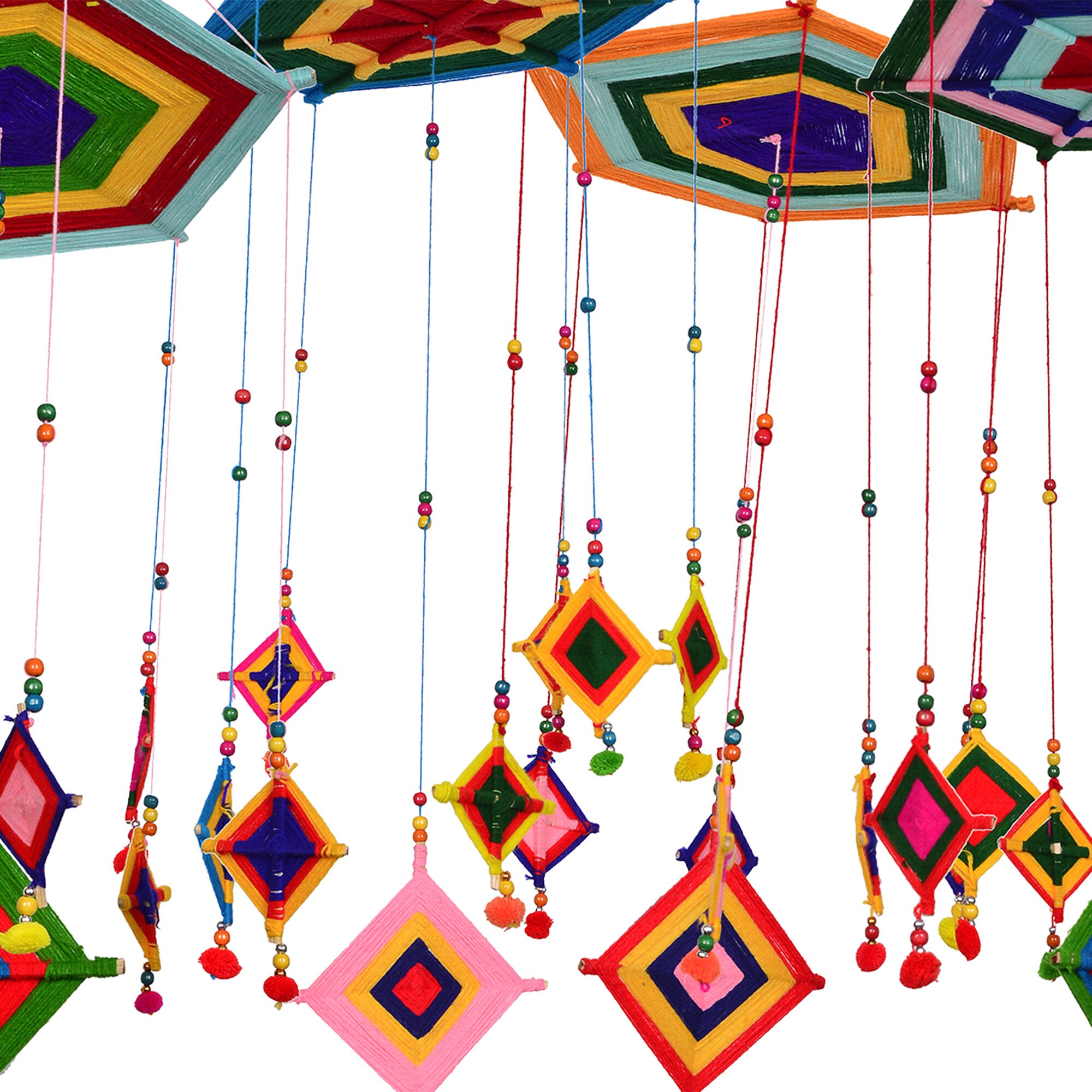 Indian Handmade Cotton Hanging Wall Decor Kite Shape Cotton Etsy