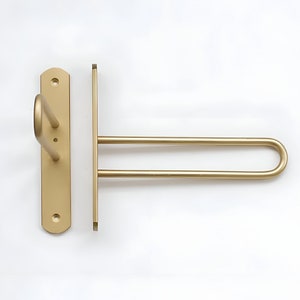 Set of 2, Solid Brass Artistic Brackets, Wall Brackets, DIY Brackets, Home Decor, Wall Mount Brackets, Brass Hardwares, Brass Brackets.