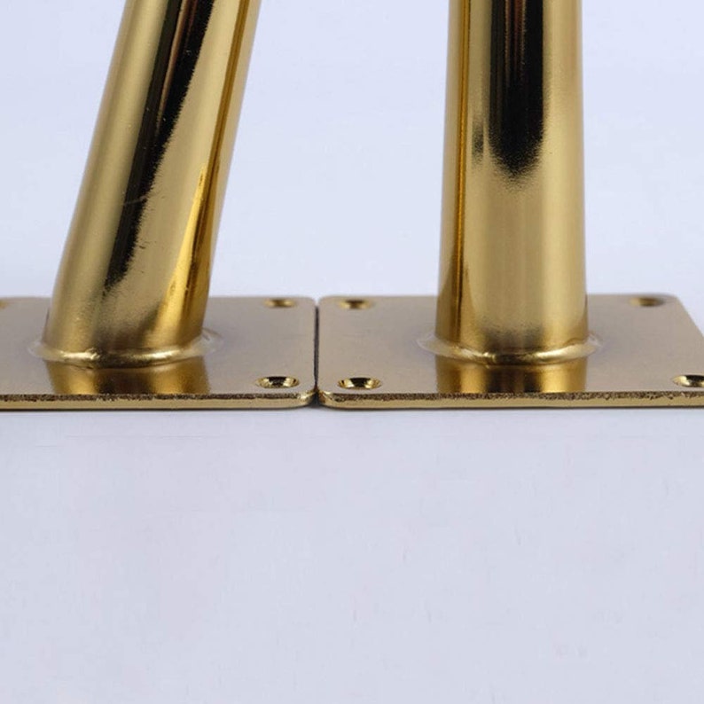 Set of 4, 4 to 24, DIY SOLID BRASS Furniture Legs, Cupboard