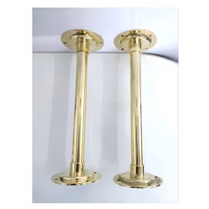 Set of 4, 6&quot; to 10&quot;, Solid Brass ARTISTIC DIY Industrial Legs, Solid Brass Sofa Legs, Furniture Legs, Couch Leg, Replacement Legs.