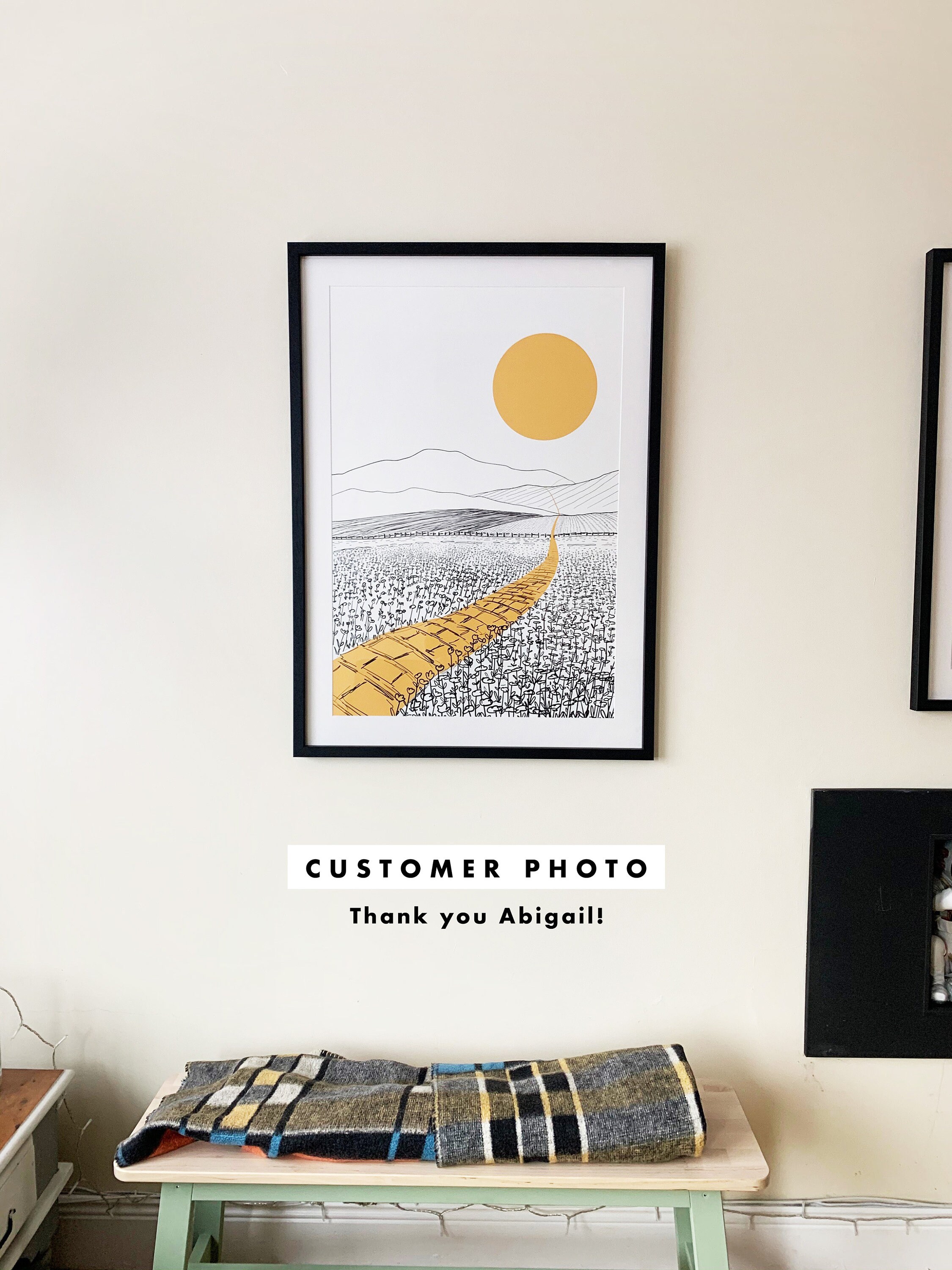 Printable Wall Art Illustration Yellow Brick Road Instant Etsy