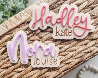 Baby Name Announcement Sign | Hospital Birth Announcement Sign | Mini Baby Name Sign | Name Reveal Sign | Baby Shower Gift
