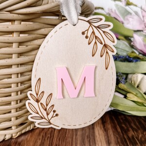 Letter Easter Basket Tag | Easter Basket Name Tag | Easter Tag | Kids Easter Basket | Easter Basket Tag | Personalized Easter Gift