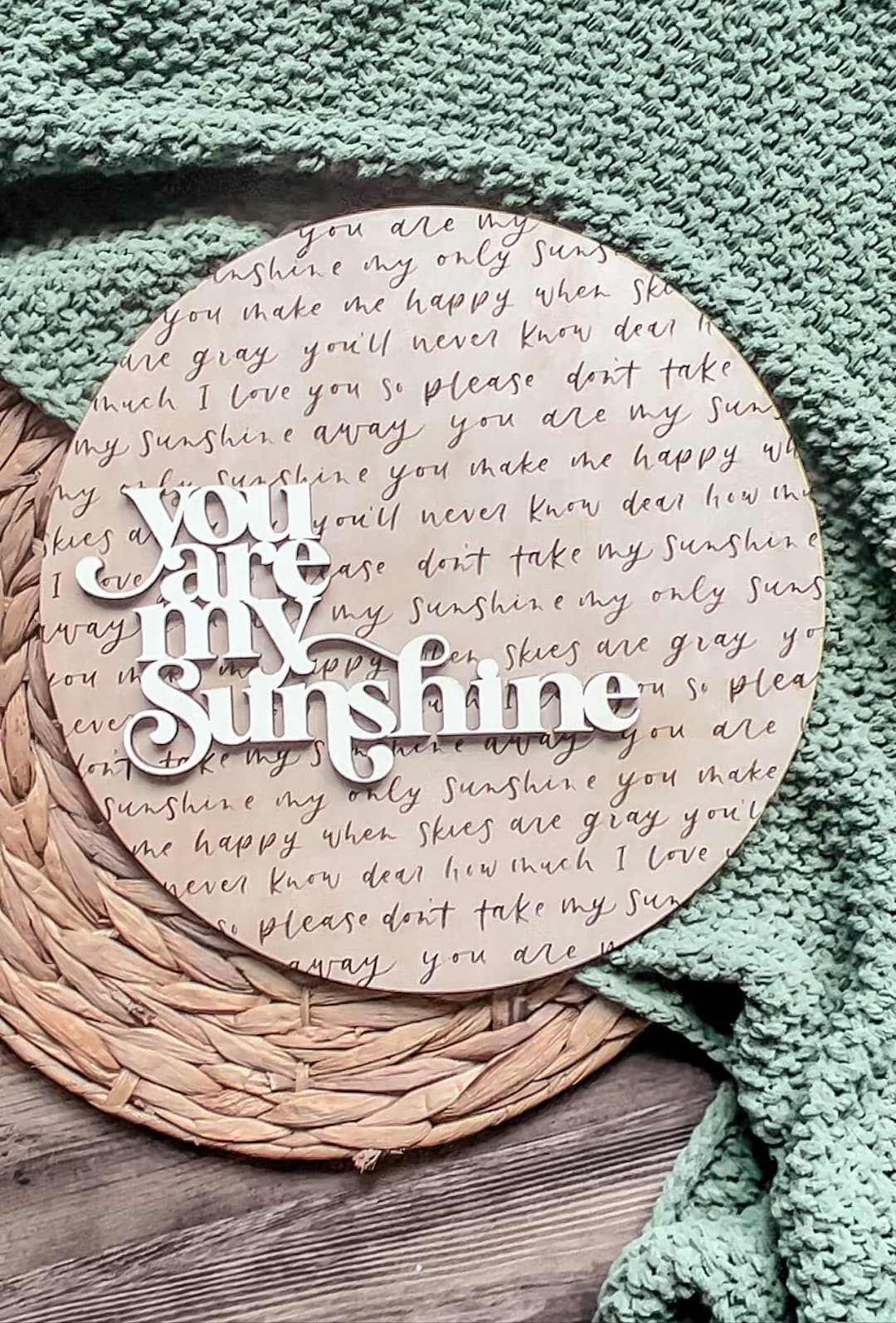 You Are My Sunshine Wood Sign | You Are My Sunshine Nursery Decor | You ...