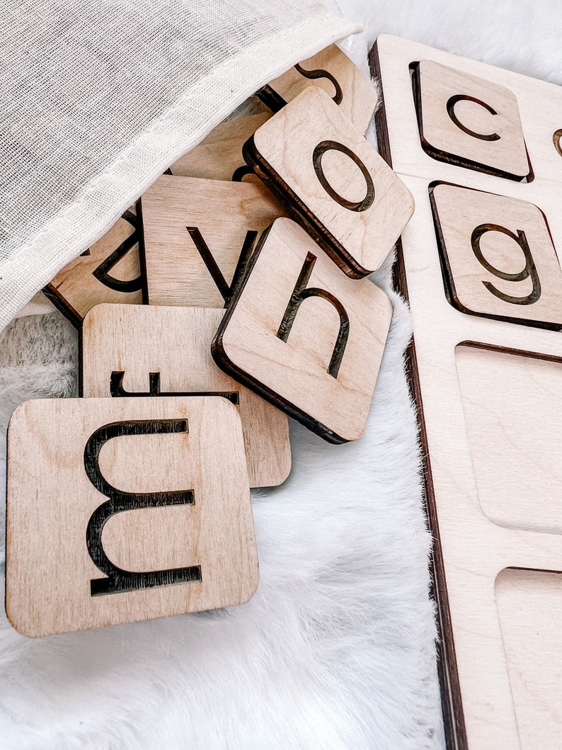 Wooden CVC Board | Wood Word Learning Board | Vowel Board | Kid's ...