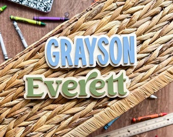 Extra Names for Interchangeable First Day of School Sign | Reusable Back to School Board | Personalized School Milestone Board