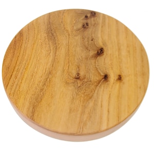 Tasha Round Elm Charcuterie Serving Board 10.75&quot; Diameter 1.25&quot; Thick