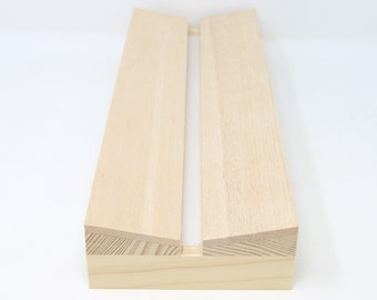 Butterfly Setting Board 12 x 35cm (12mm groove) | Angular Balsa Wood Spreading Boards for Preparation of Butterflies (07.65)