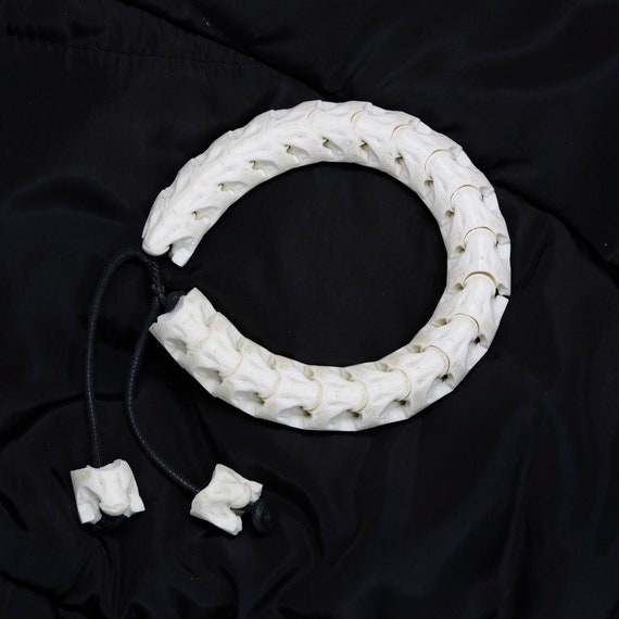 Snake vertebrae bracelet discount