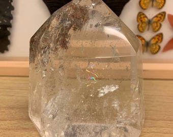 A-Grade XXXL Polished Quartz Crystal Point Vibrant Healing (QUP07-2) FREE SHIPPING