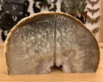 Natural Vibrant Agate Heavy Bookends 5" (AG32) FREE SHIPPING