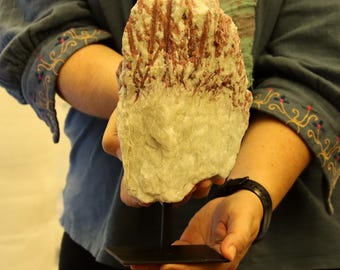 Large Pink Tourmaline on Metal Base 3KG (PTM03) FREE SHIPPING