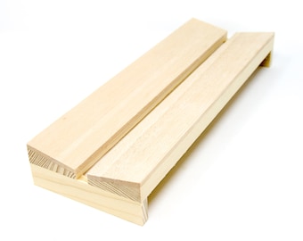 Large Wooden Setting Boards | Angular Balsa Wood Spreading Boards for Preparation of Butterflies