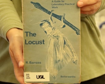 The Locust, A Guide for Laboratory Practical Work, 1964 Used Book Ex Libris