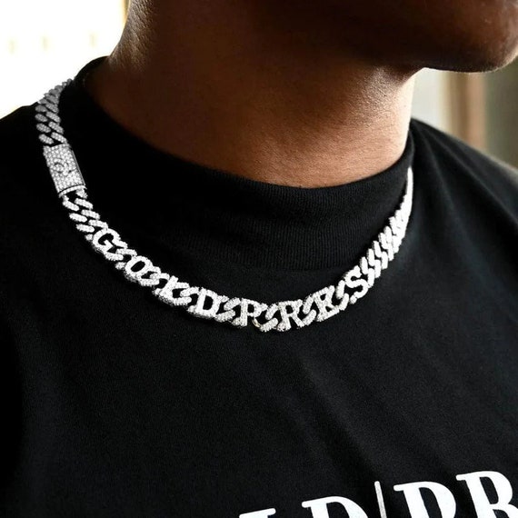 Custom Cuban Link Name Chain Hip Hop 