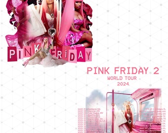 2 File Nicki Minaj PNG, Pink Friday 2 World Tour Design File Digital, Nicki Minaj Tour 2024, Digital Download