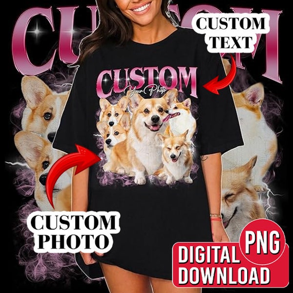 Custom Your Own Bootleg Rap File Design, Custom Your Text Vintage Png, Custom Graphic Digital, Birthday Gift