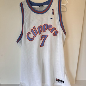 極美品 NIKE NBA CLIPPERS 7 ODOM オール刺繍Jersey NEW Vtg NIke LA Clippers Lamar Odom 1983 Swingman Rewind