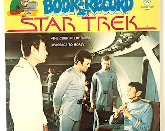 1979 STAR TREK Book and Record Set - New/Sealed - Power Records BR522 Peter Pan