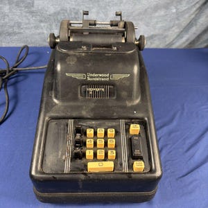 Calculadora eléctrica vintage Underwood Sundstrand