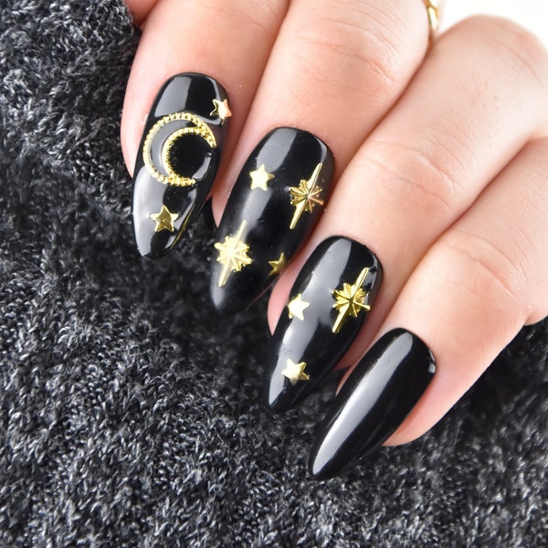 Press On Nails "Night Sorceress" | Nails | False Nails | Press On Nails | Fake Nails| Stick On Nails